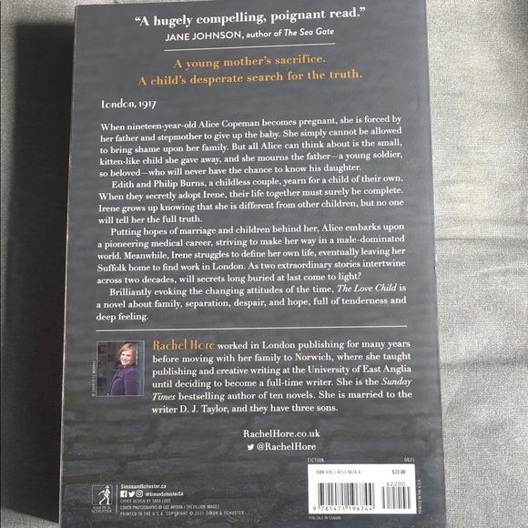 The Love Child by Rachel Hore Book - Picture 2 of 3